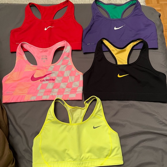 Nike Dri-Fit Compression Sports Bras - Picture 1 of 1